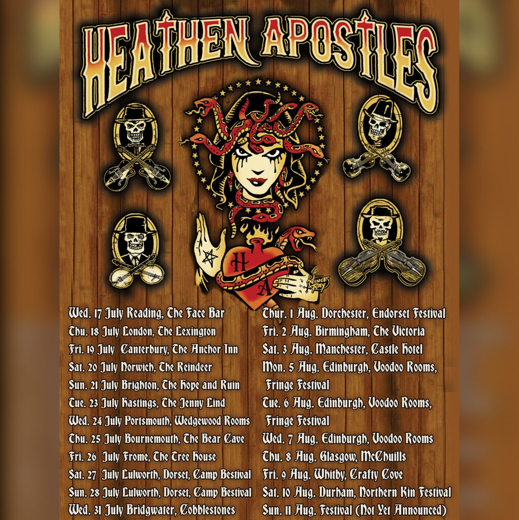 Gothic country band the Heathen Apostles